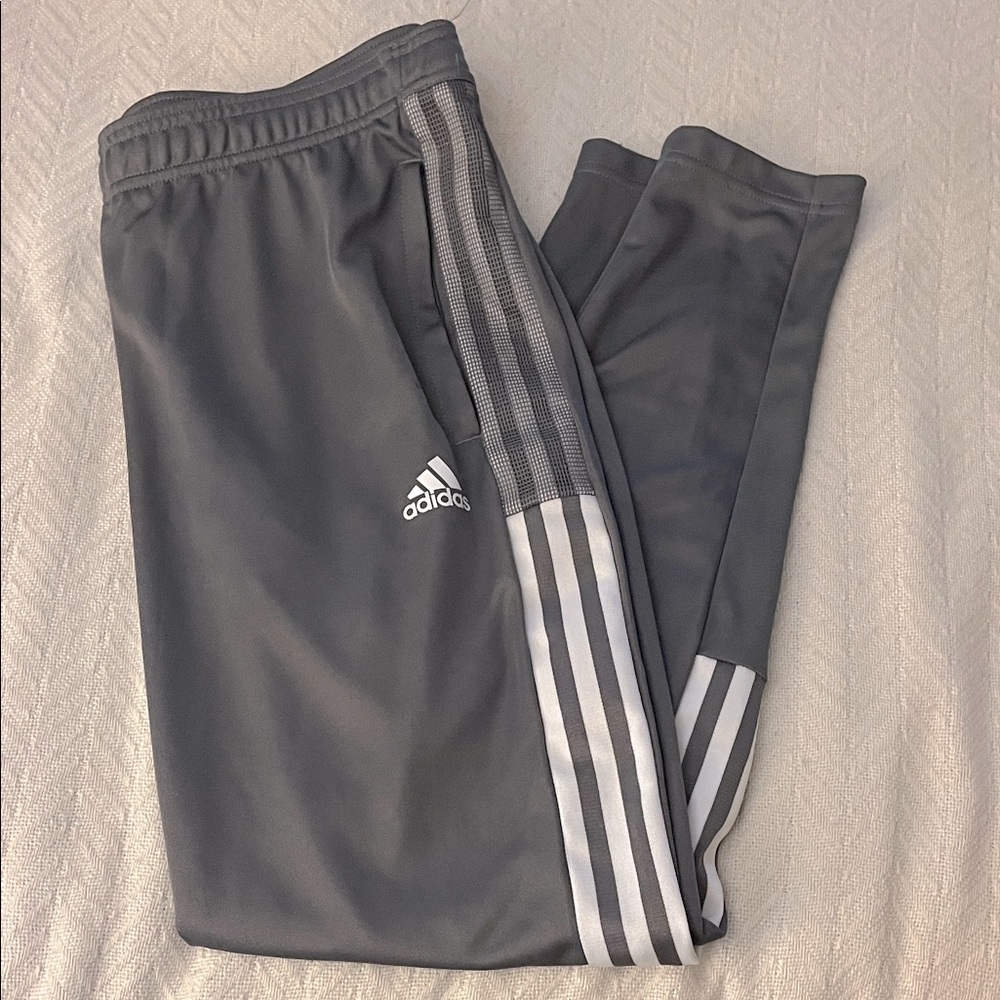 NWT Adidas Aeroready track soccer pants drawstring pockets lightweight